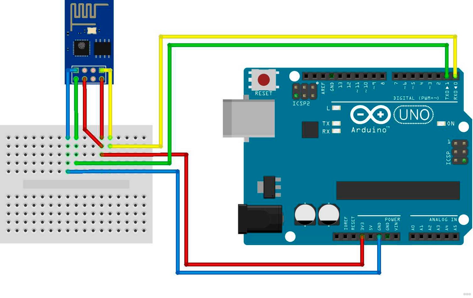 Arduino с модулем WiFi и модулем ESP8266: обзор и подключение