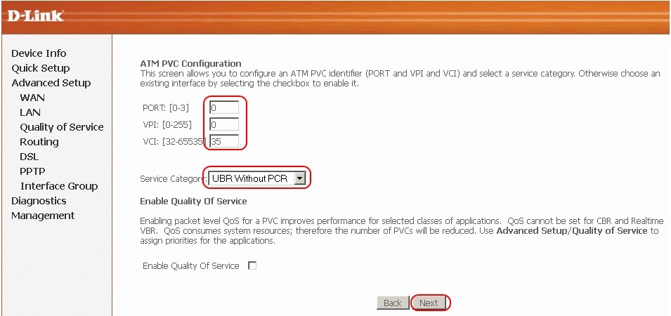 D-Link DSL-2540U - Настройка сети Интернет и Wi-Fi