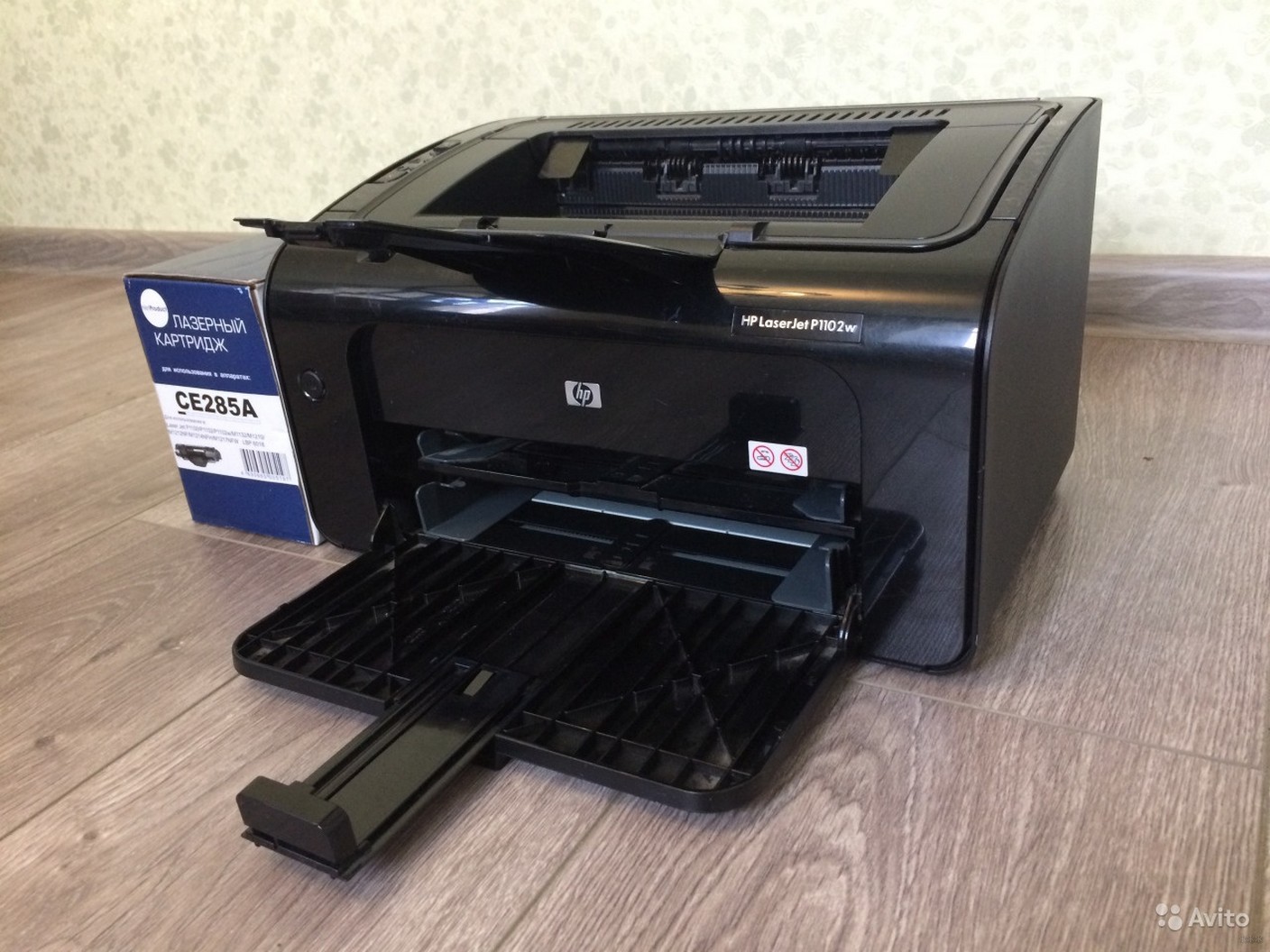 Пошаговая настройка печати HP LaserJet P1102w через Wi-Fi