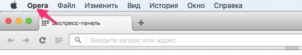 Как открыть настройки в Опере с устройств под управлением разных операционных систем?