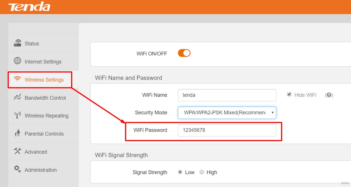 Как поставить пароль на роутер Tenda Wi-Fi: шаги 1-2-3