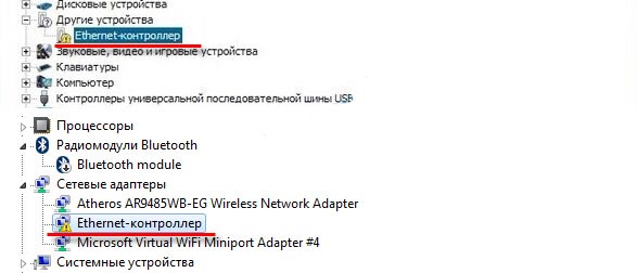 Как узнать, какой сетевой драйвер нужен для интернета: Установка Ethernet-драйвера