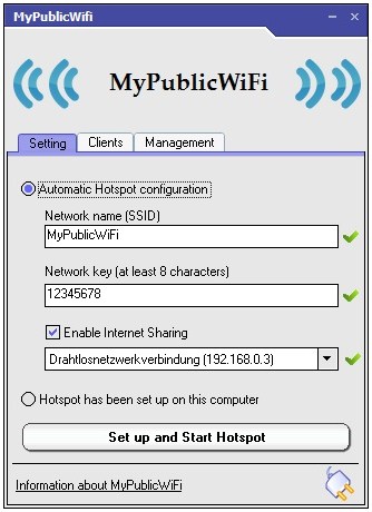 MyPublicWiFi: установка и инструкция по использованию