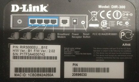 Регистрация Wi-Fi для D-Link DIR-300: дальнейшая инструкция