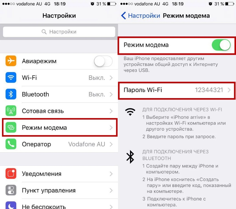 Модем не работает на iPhone (есть решение)