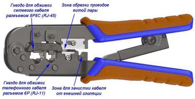 Обжим витой пары — правильная схема обжима кабеля для интернета