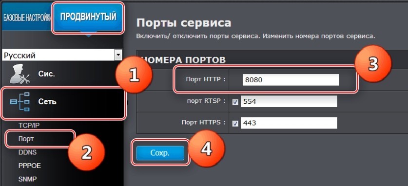 Подключение IP камеры через роутер и доступ через интернет