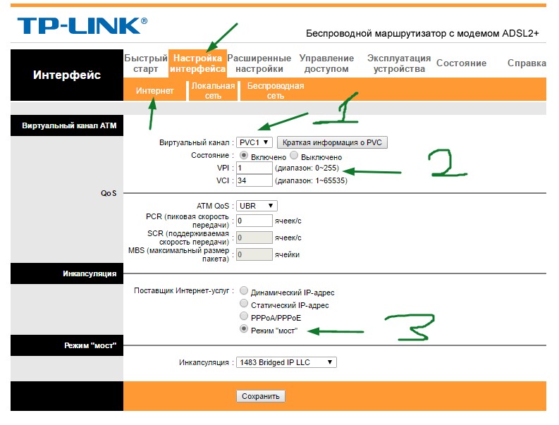 TP-Link TD-W8901N - настройки интернета Ростелеком, Wi-Fi и IPTV