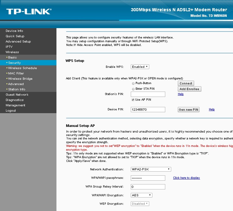 TP-LINK TD-W8960N: настройка роутера на примере Ростелеком