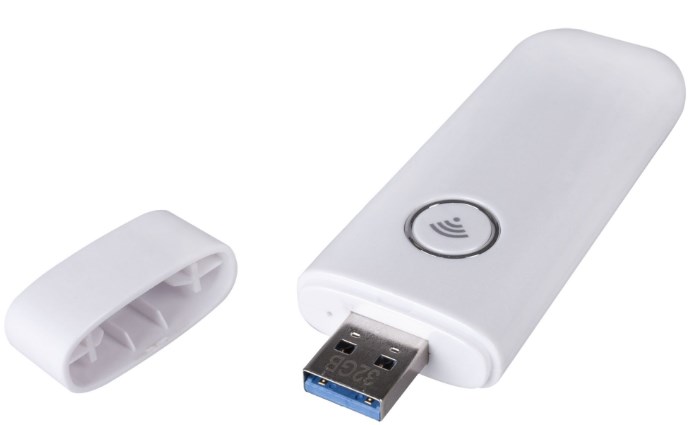 USB-накопитель Wi-Fi — подключение через Wi-Fi к Pocket Cloud