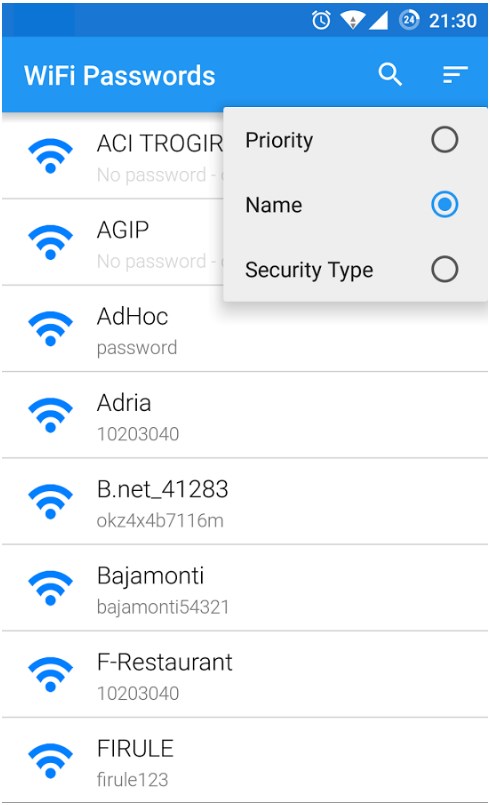 Wi-Fi Password Revealer (Reader): программа для раскрутки WiFi для Android