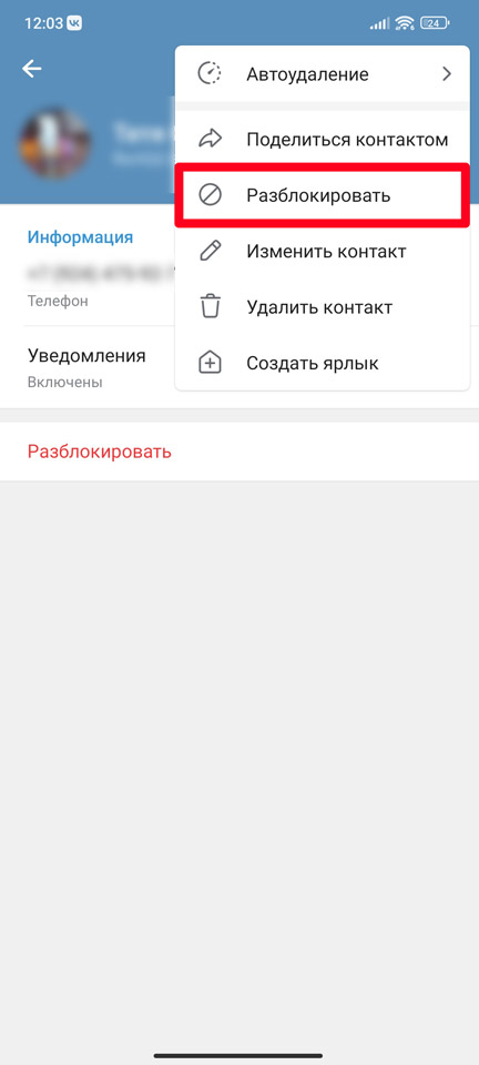 Как заблокировать контакт в Телеграмме: все о чёрном списке