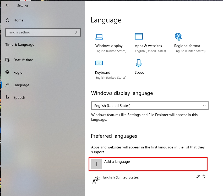 Как изменить язык системы в Windows 10? Как изменить язык системы в Windows 10?
