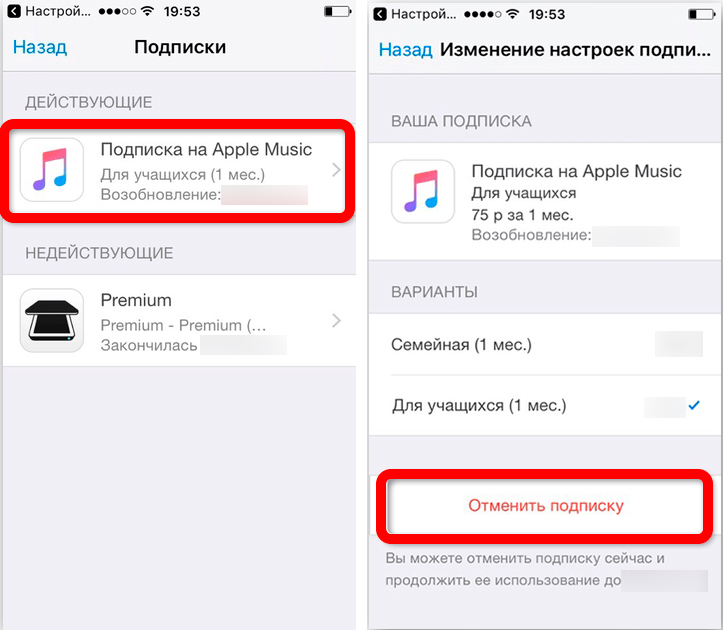 Как отменить подписку на iPhone: решение