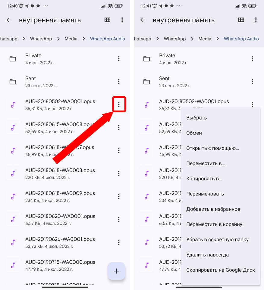 Как сохранить голосовое сообщение из WhatsApp: инструкция