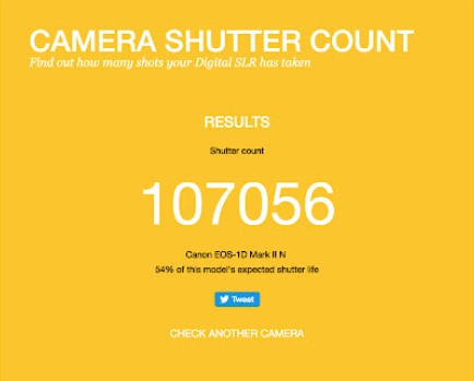 Как узнать пробег фотоаппарата Canon