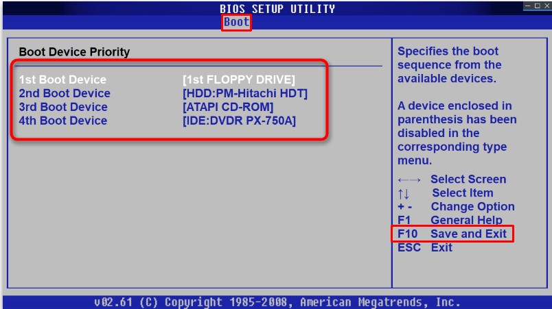 Missing operating system при загрузке компьютера