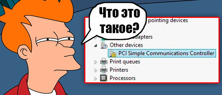 PCI-controller Simple Communications - что это?