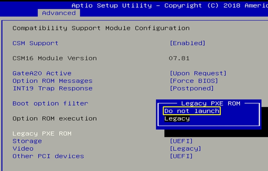 PXE-E61: Media Test failure, check cable - что делать?