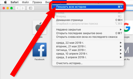 Как в Safari посмотреть историю на iPhone и iMac