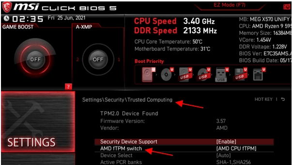 AMD CPU fTPM - что это такое?