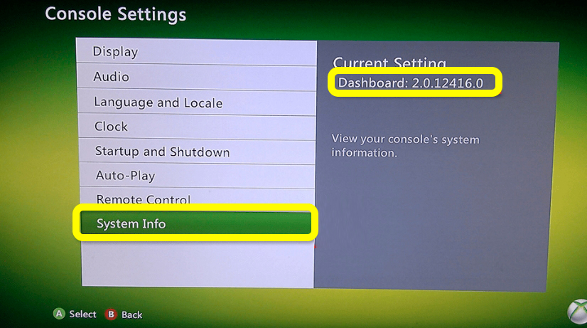 Как узнать прошивку на Xbox 360: ответ