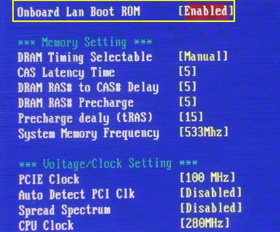 Network Boot в БИОСе - что это?