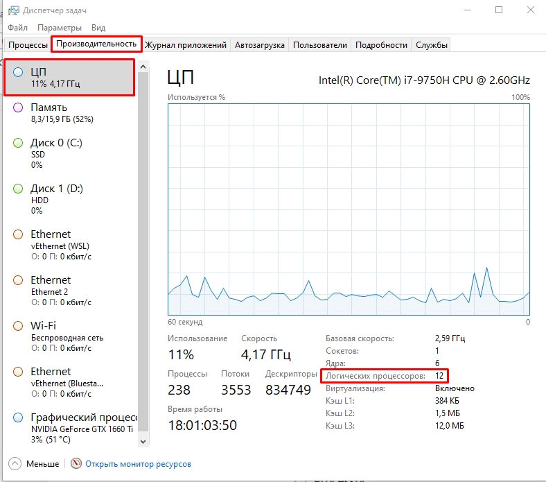 Как узнать сколько потоков в процессоре: 100% метод
