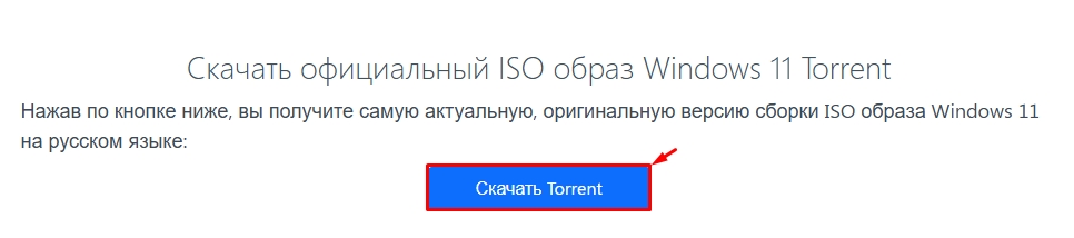 Скачать Windows 11 официальный ISO Torrent: 100% оригинальный